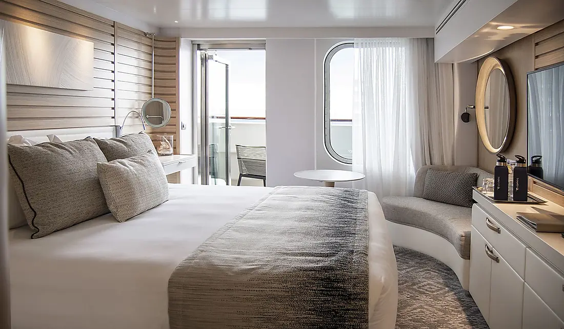 Kabinen-Karussell: Balkonkabine, unterstes Deck