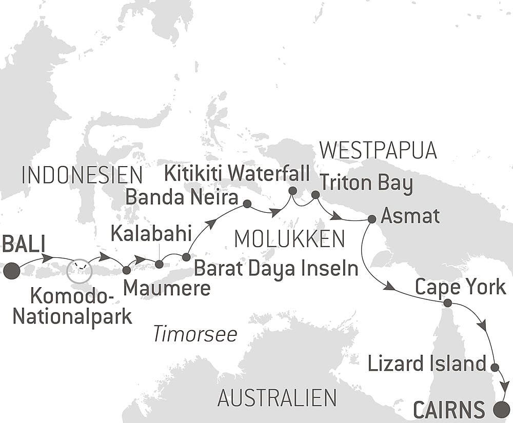 Abenteuer in den Tropen zwischen Indonesien und Nordost-Australien