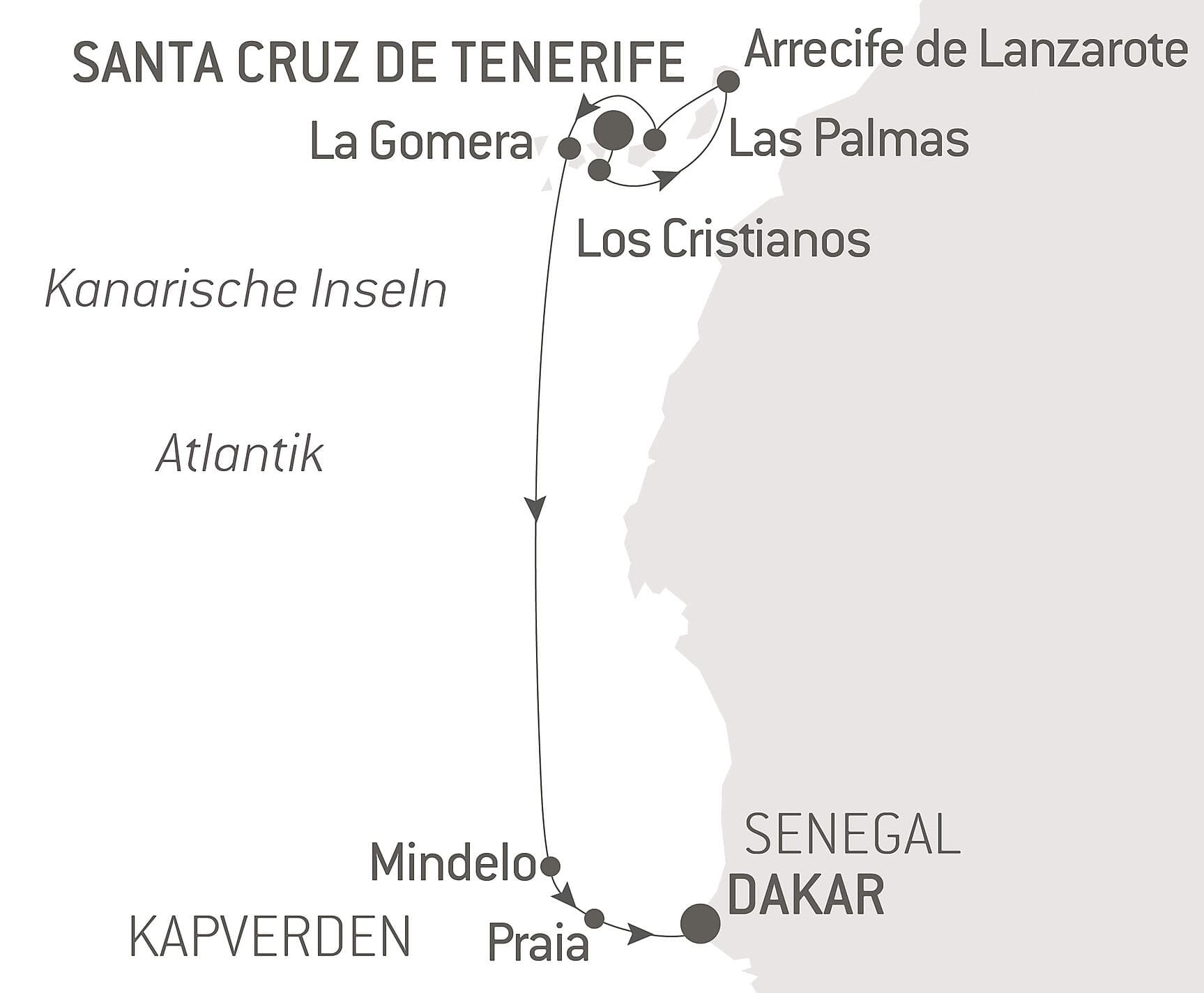 Zwischen Vulkanen und Ozean, von den Kanaren bis zu den Kapverden