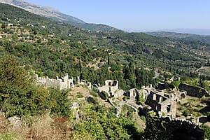 The archaeological site of Mystras