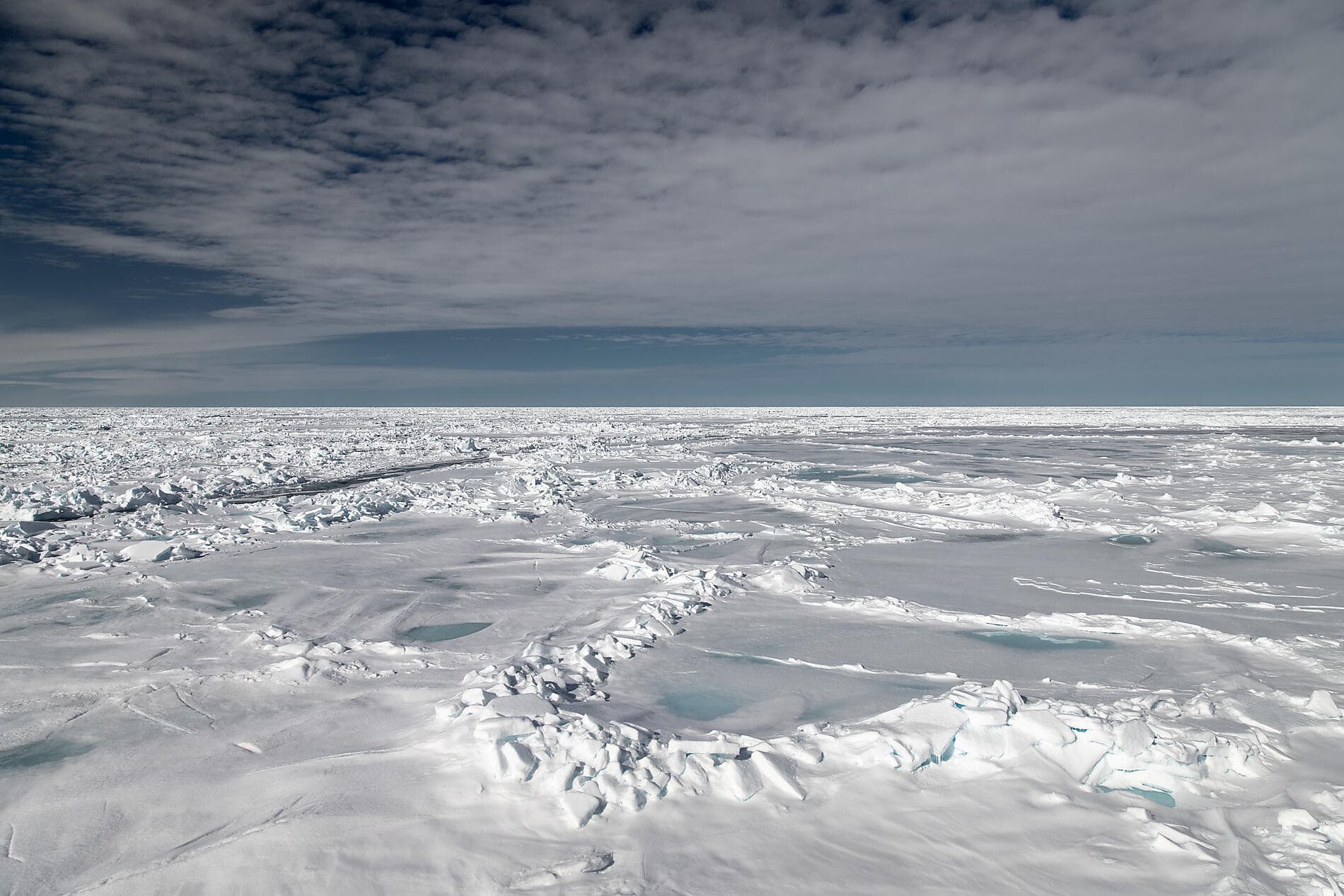 Der geografische Nordpol 