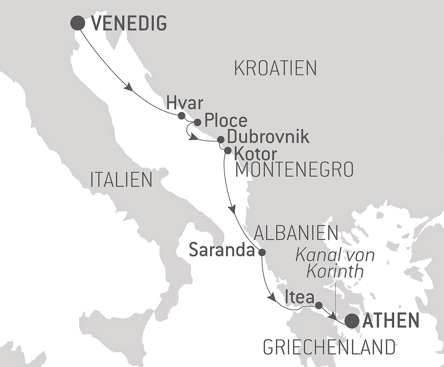 Unterwegs zwischen der Küste Dalmatiens und dem Ionischen Meer – mit Smithsonian Journeys