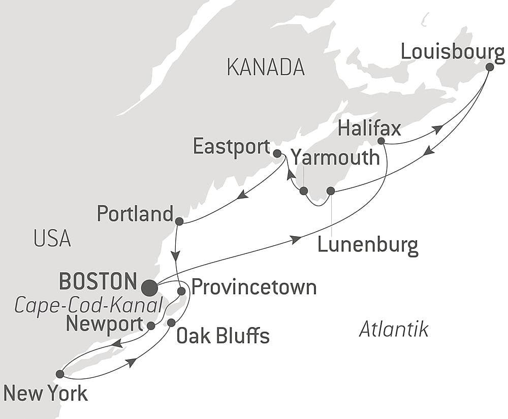 Nova Scotia und die Ostküste der USA