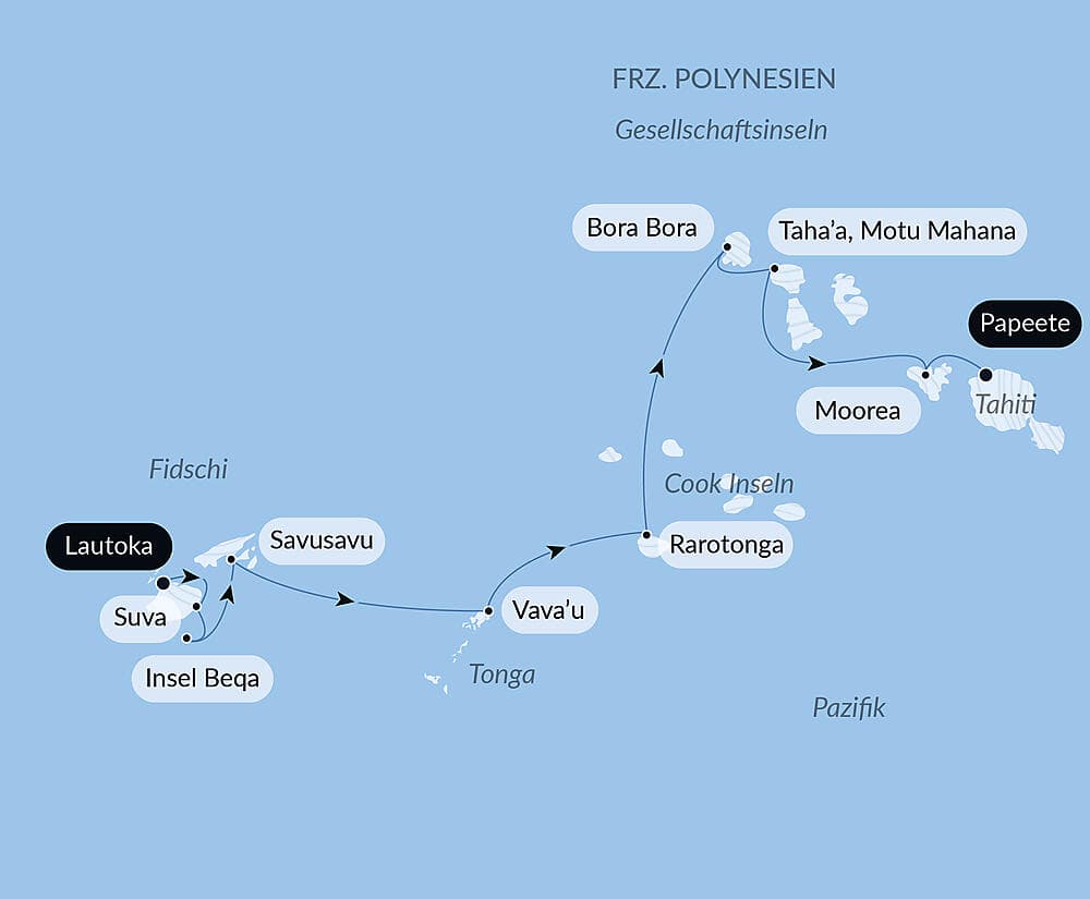 Archipele und alte Kulturen im Südpazifik