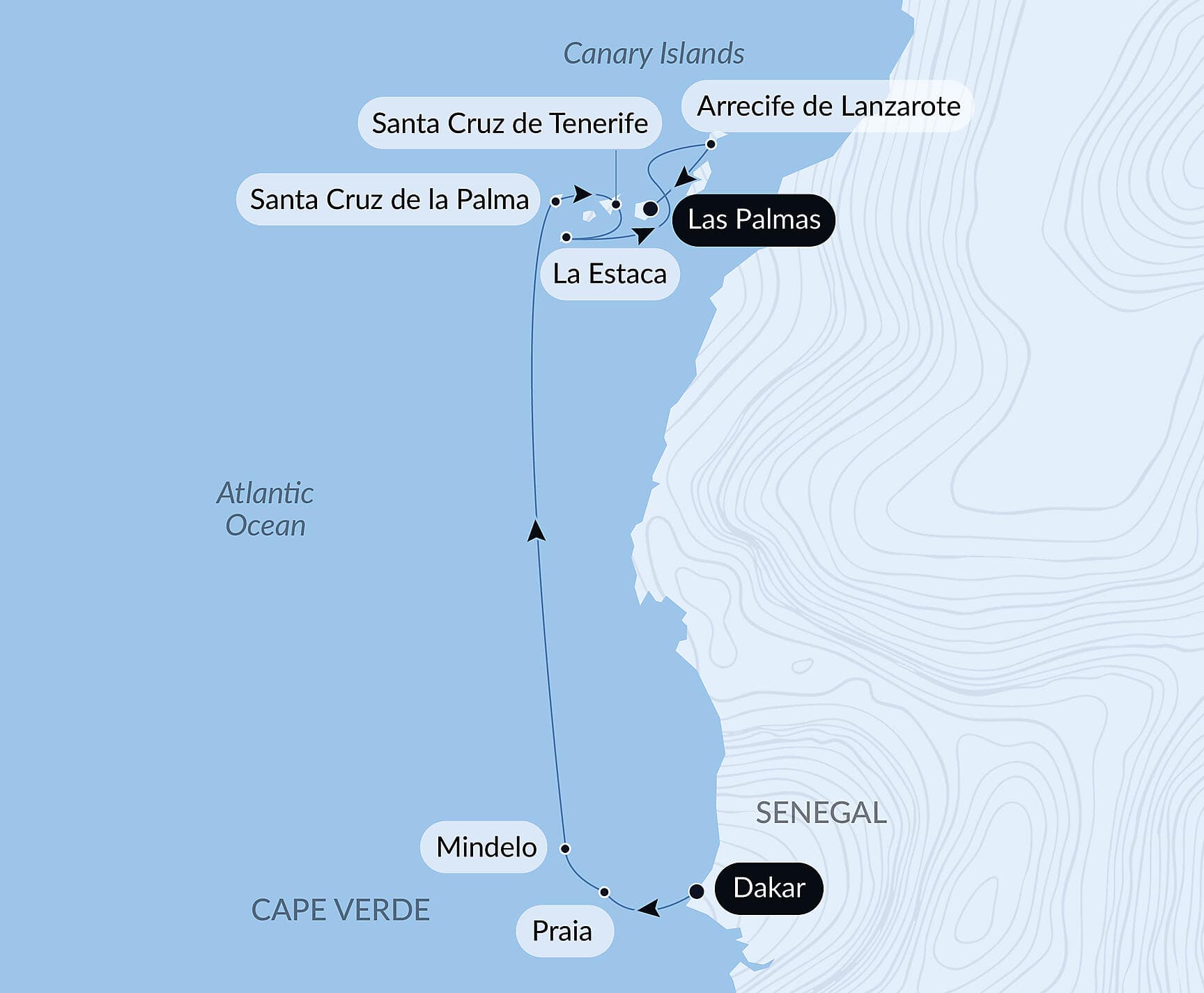 Zwischen Vulkanen und Ozean, von den Kapverden bis zu den Kanaren