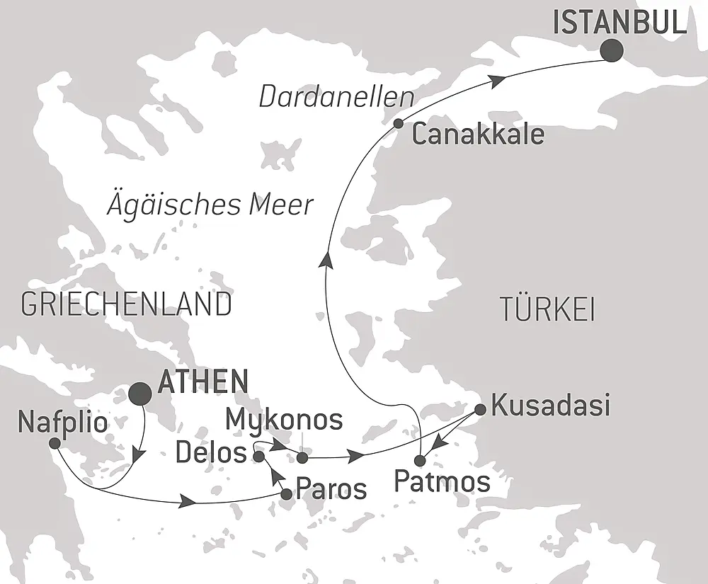 Unterwegs in der Ägäis: Griechenlands Inseln und die Türkei – mit Smithsonian Journeys