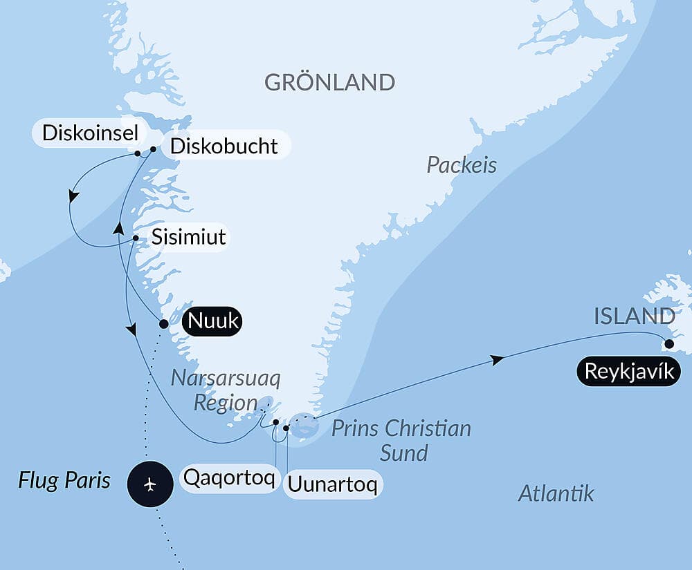 Letzte Wintermomente in Grönland und der Diskobucht