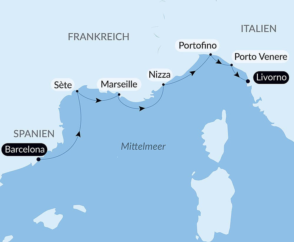 Südfrankreich und die Italienische Riviera vom Meer aus – mit Smithsonian Journeys