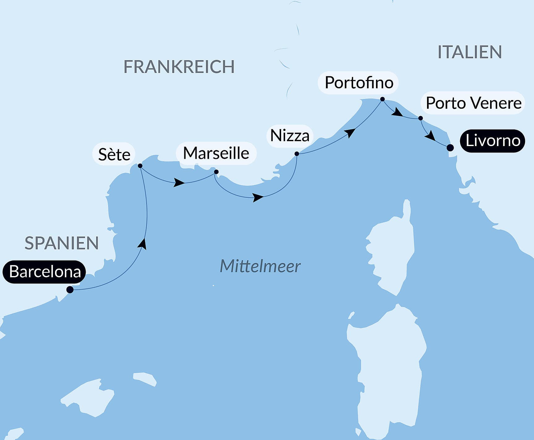 Südfrankreich und die Italienische Riviera vom Meer aus – mit Smithsonian Journeys