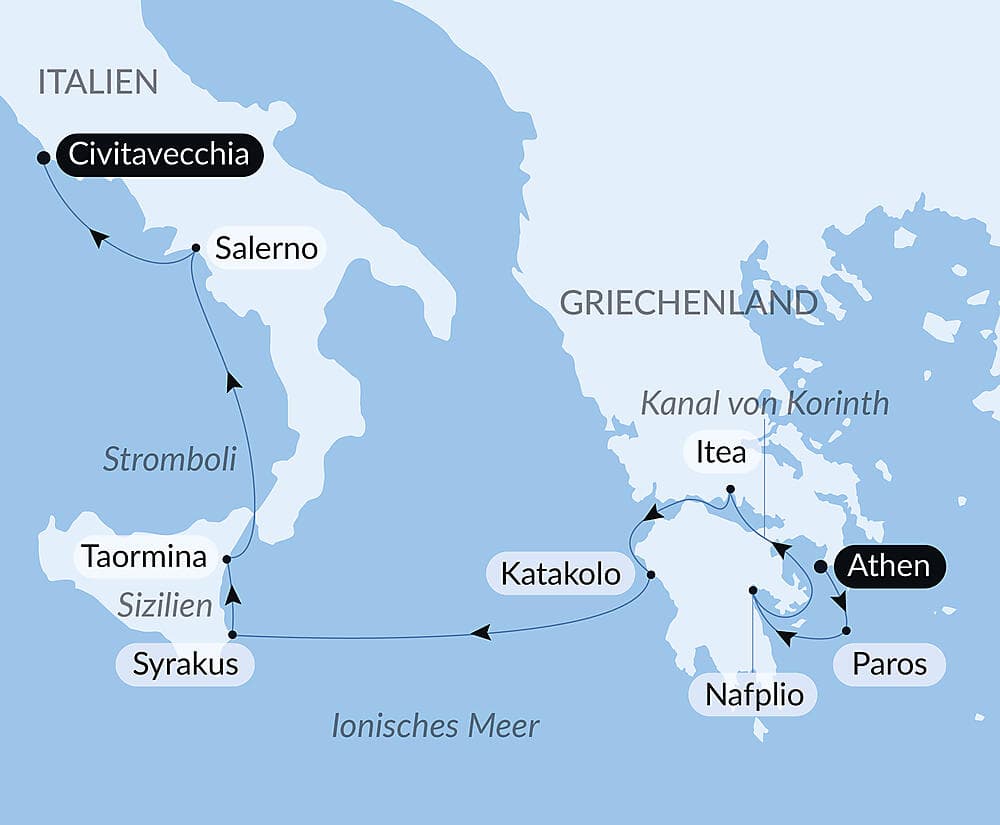 Musikalisch unterwegs von Griechenland bis Italien