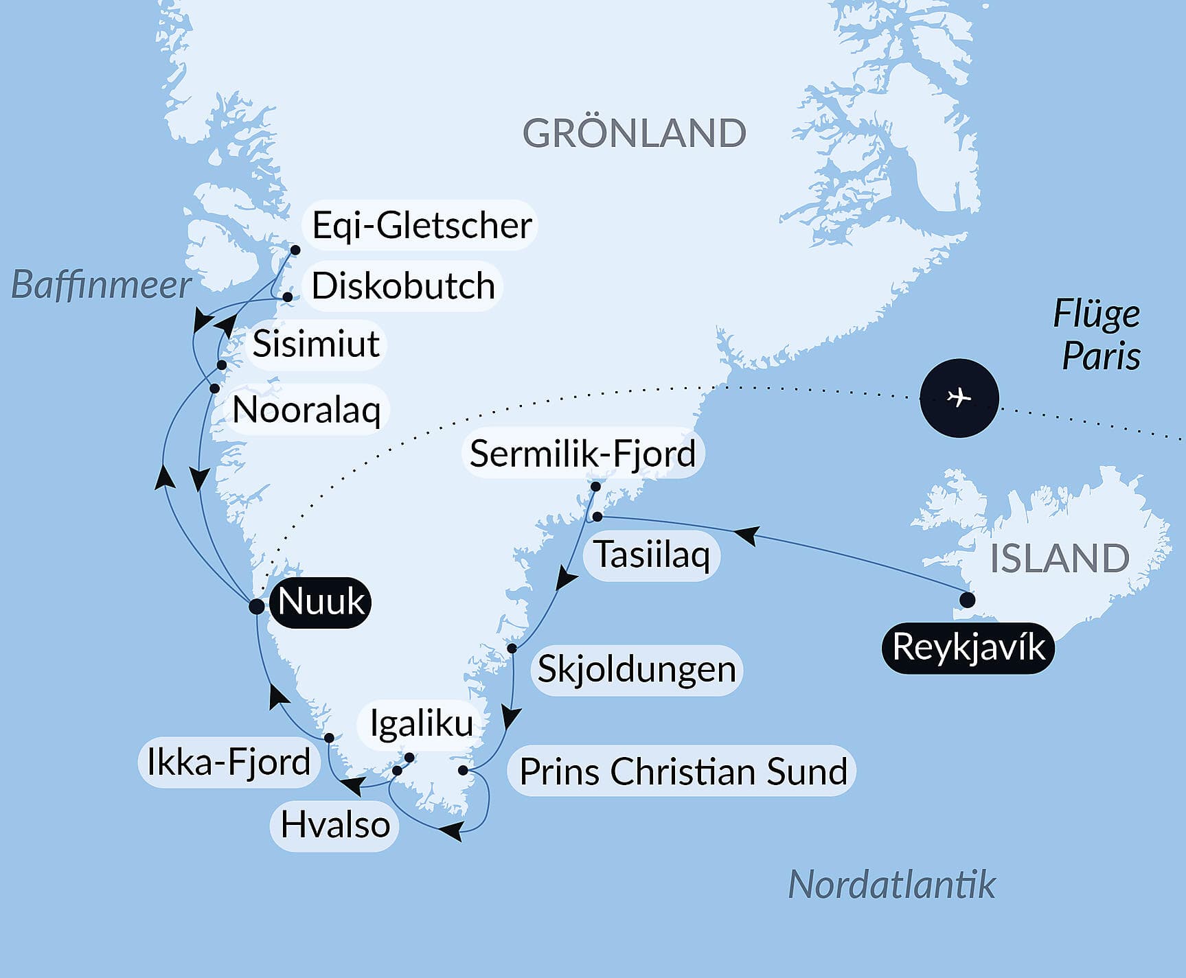 Expedition zum Rand des Eisschilds