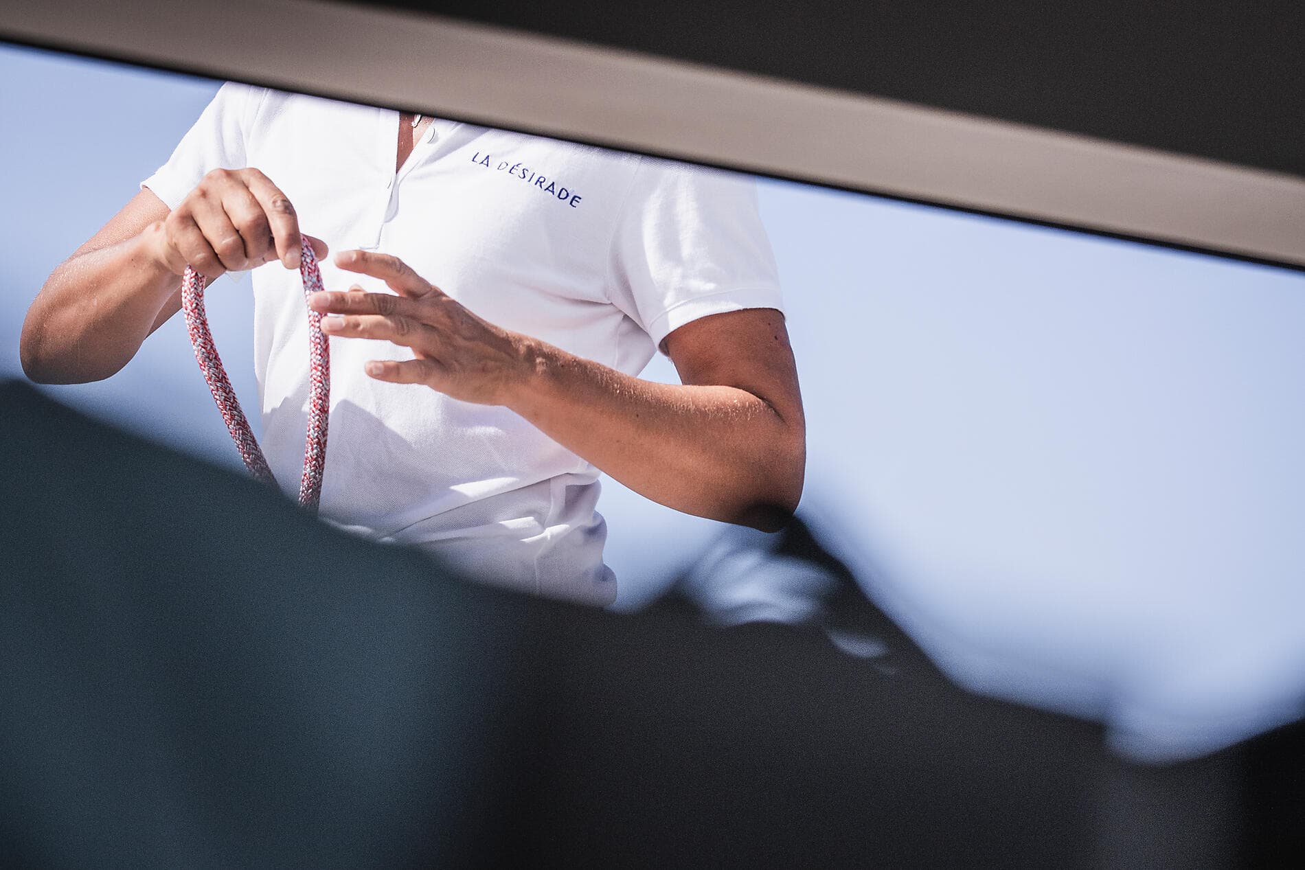 Den karibischen Inseln unter den Segeln der La Désirade 