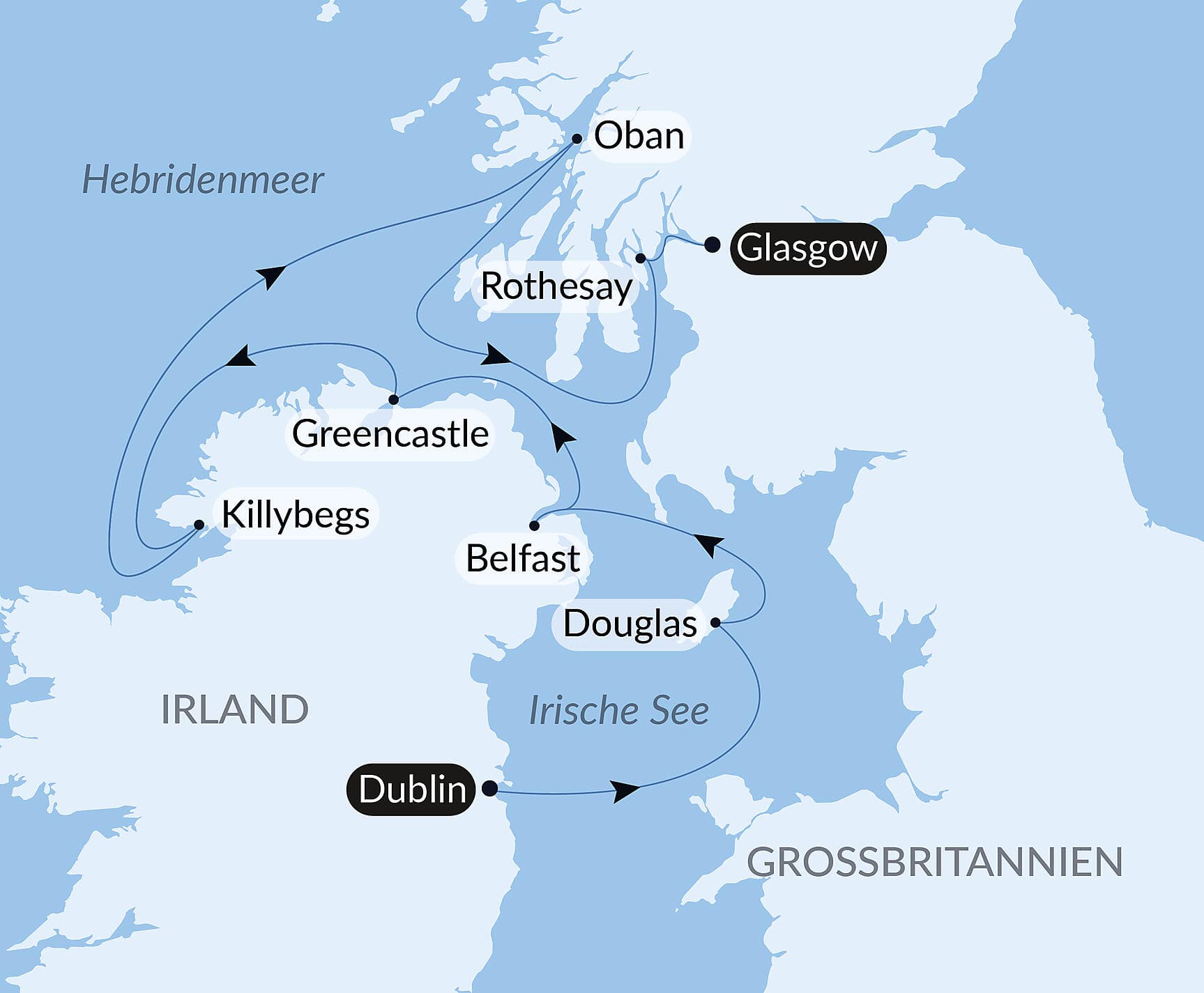 In keltischen Gefilden, von Irland nach Schottland