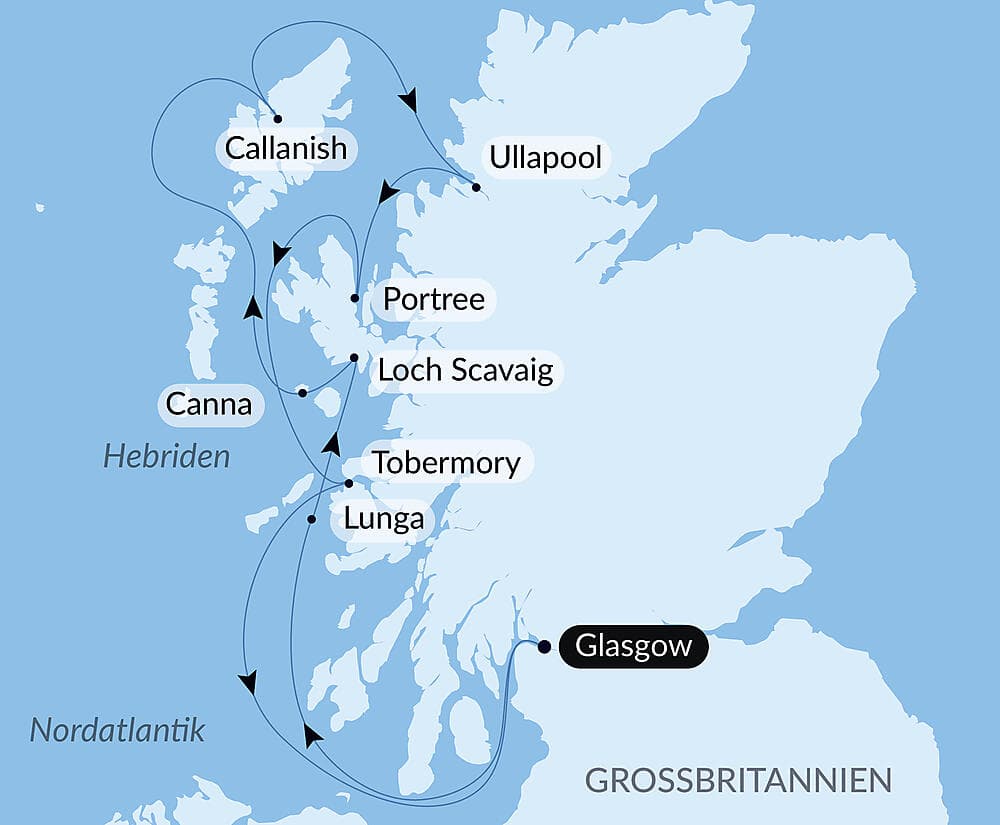 Mythische Inseln und wilde Landschaften auf den Hebriden