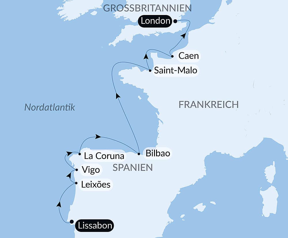 Von Lissabon nach London: Kreuzen an der Westküste Europas - mit Smithsonian Journeys