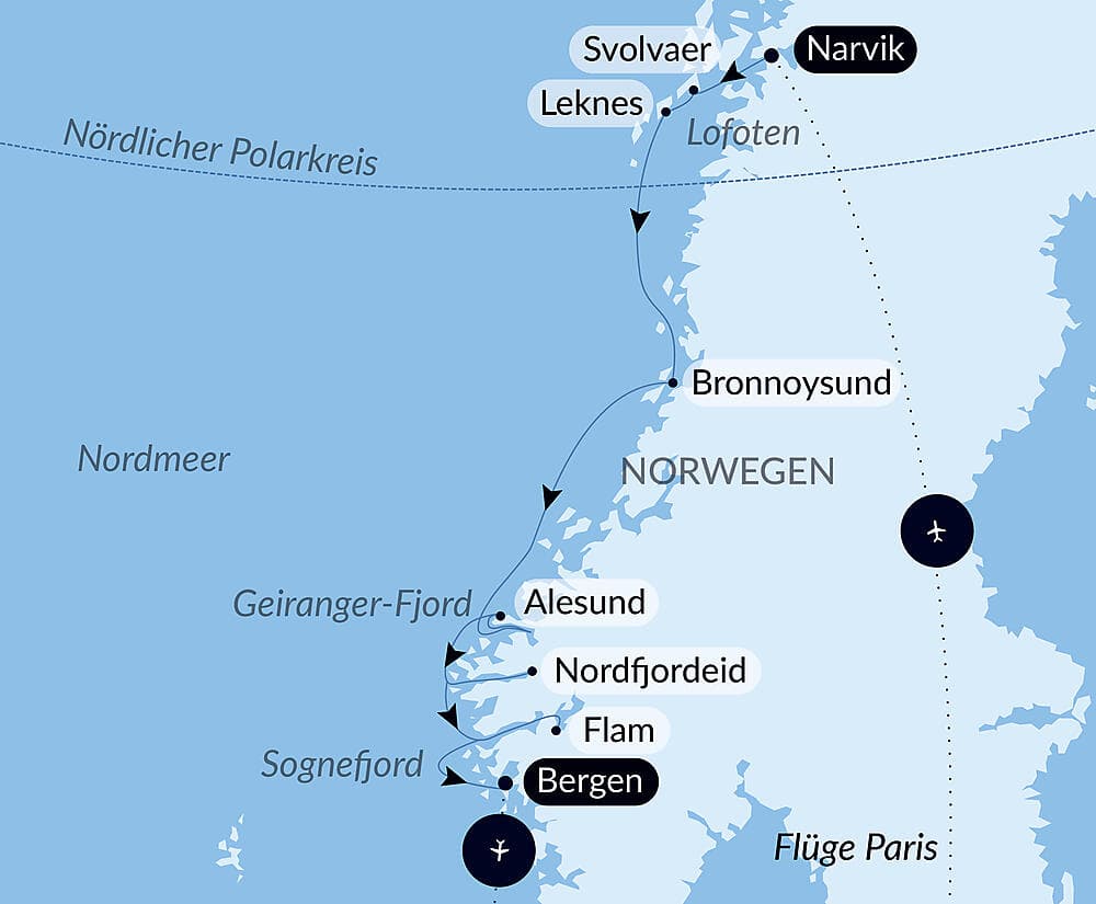 Herbstpracht von den Lofoten bis zu den norwegischen Fjorden