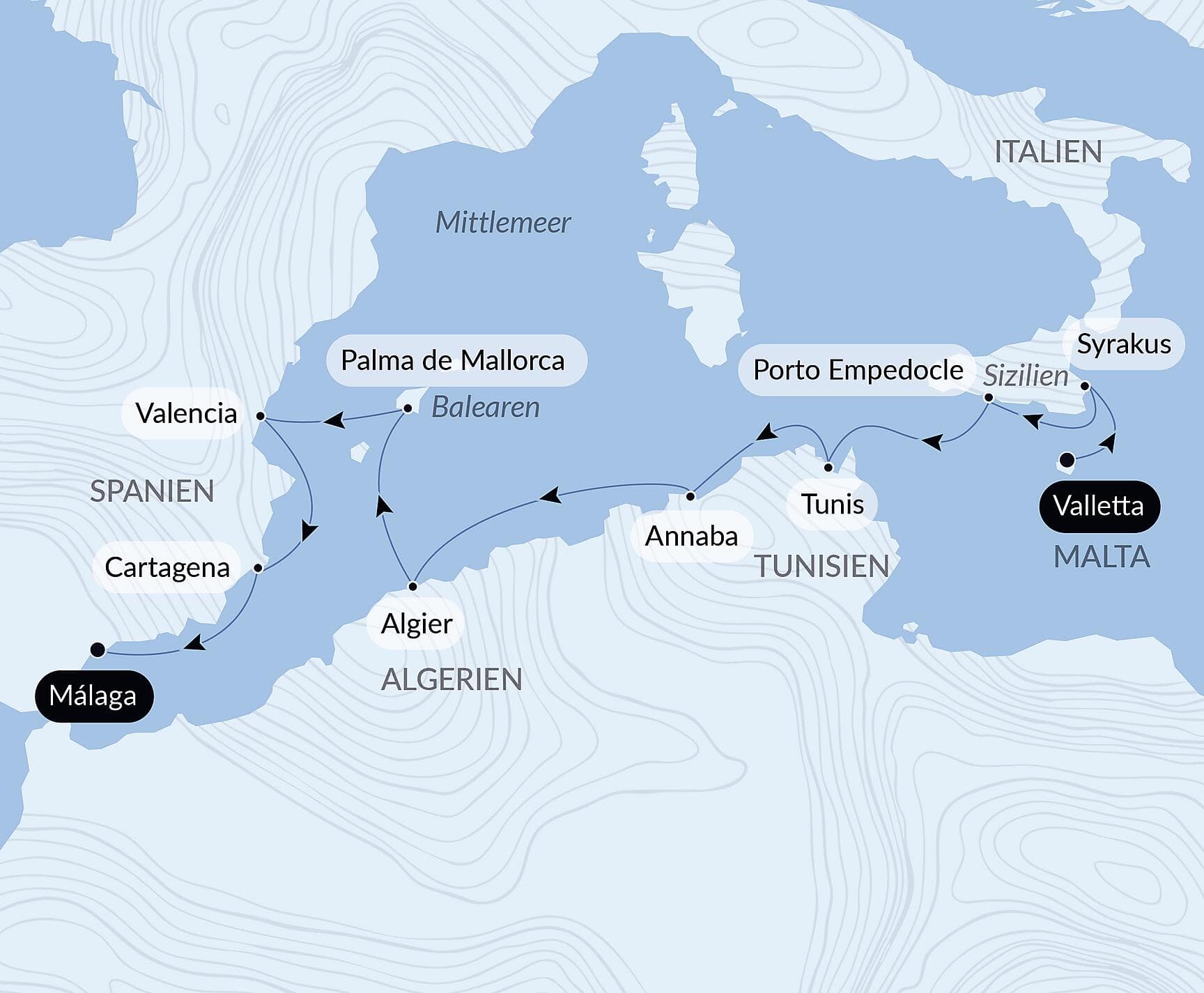Winterliche Milde im Mittelmeer