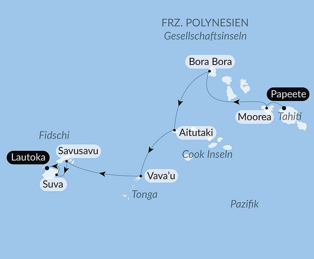 Inselparadiese und alte Kulturen im Südpazifik