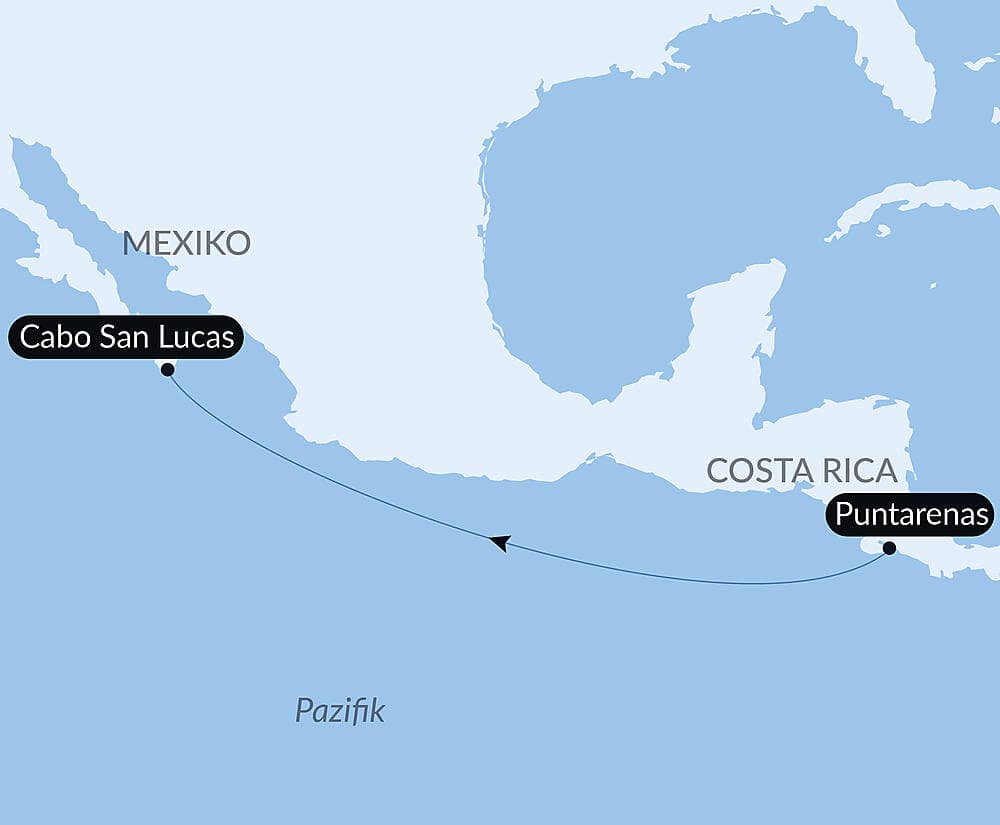 Ozean-Kreuzfahrt: Puntarenas - Cabo San Lucas null