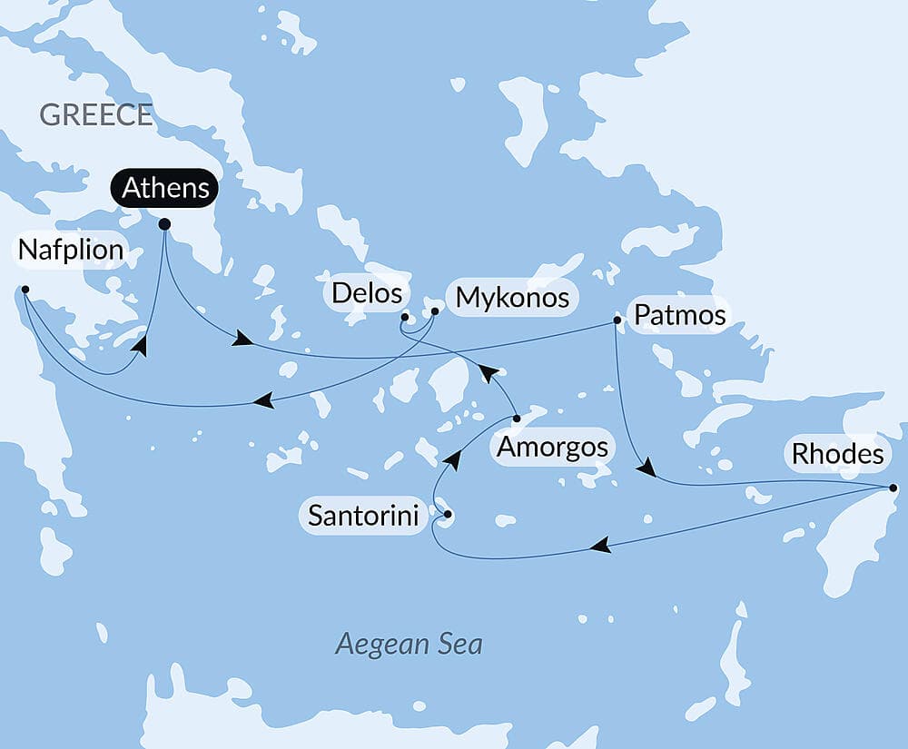 Kreuzfahrt zu den griechischen Inseln der südlichen Ägäis – mit Smithsonian Journeys