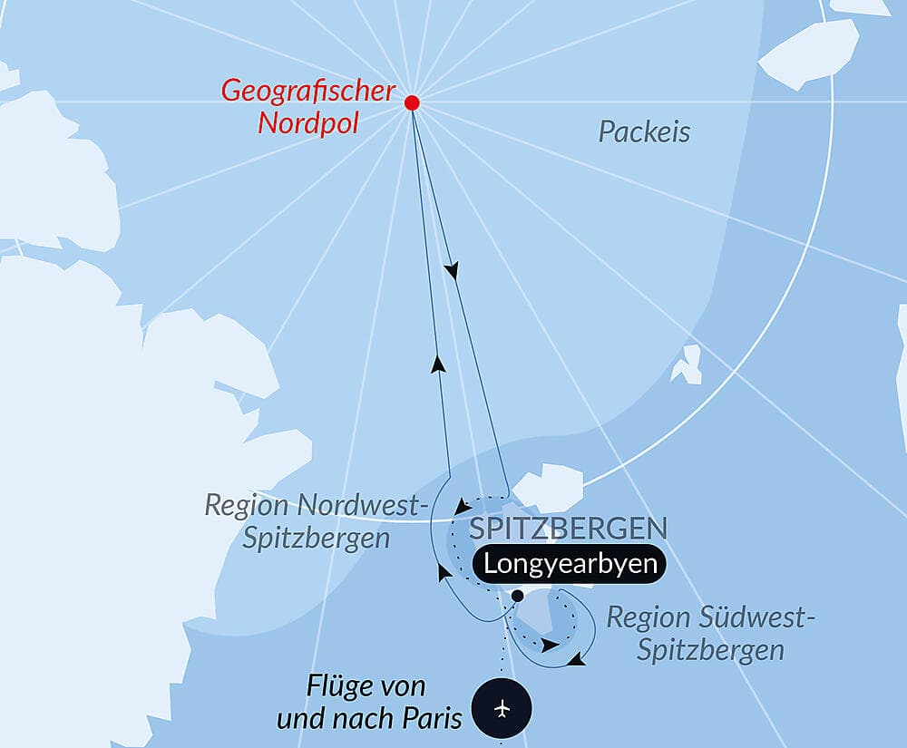 Der geografische Nordpol