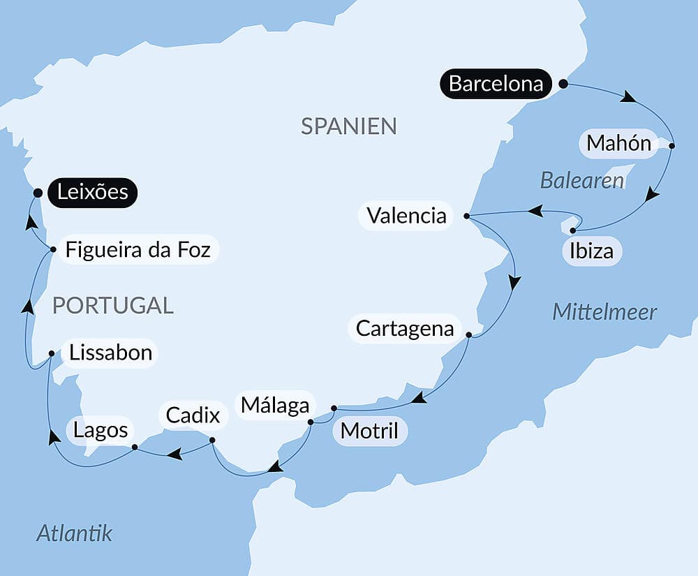 Inselschätze und iberische Küsten