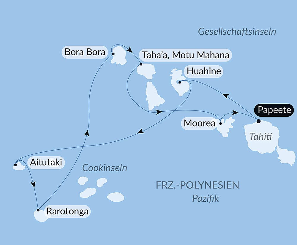 Cook- und Gesellschaftsinseln