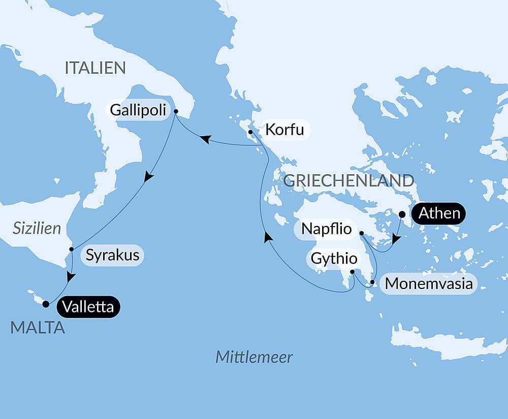 Antike Städte des Mittelmeers