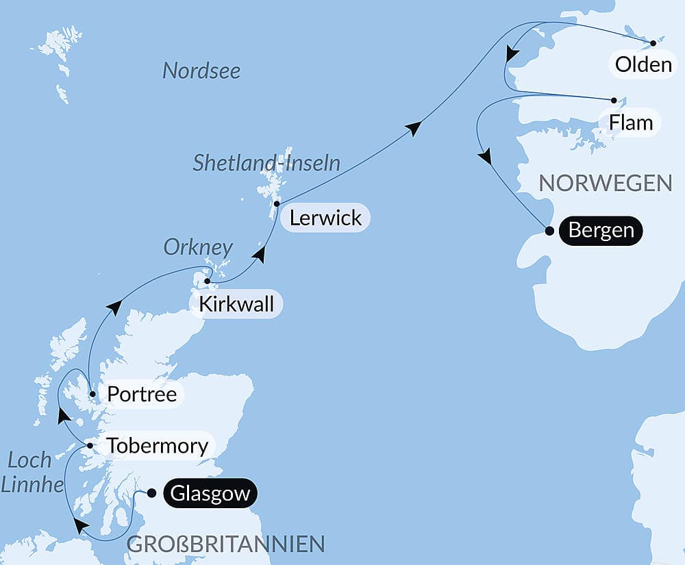 Reise zu den schottischen Inseln und den norwegischen Fjorden – mit Smithsonian Journeys
