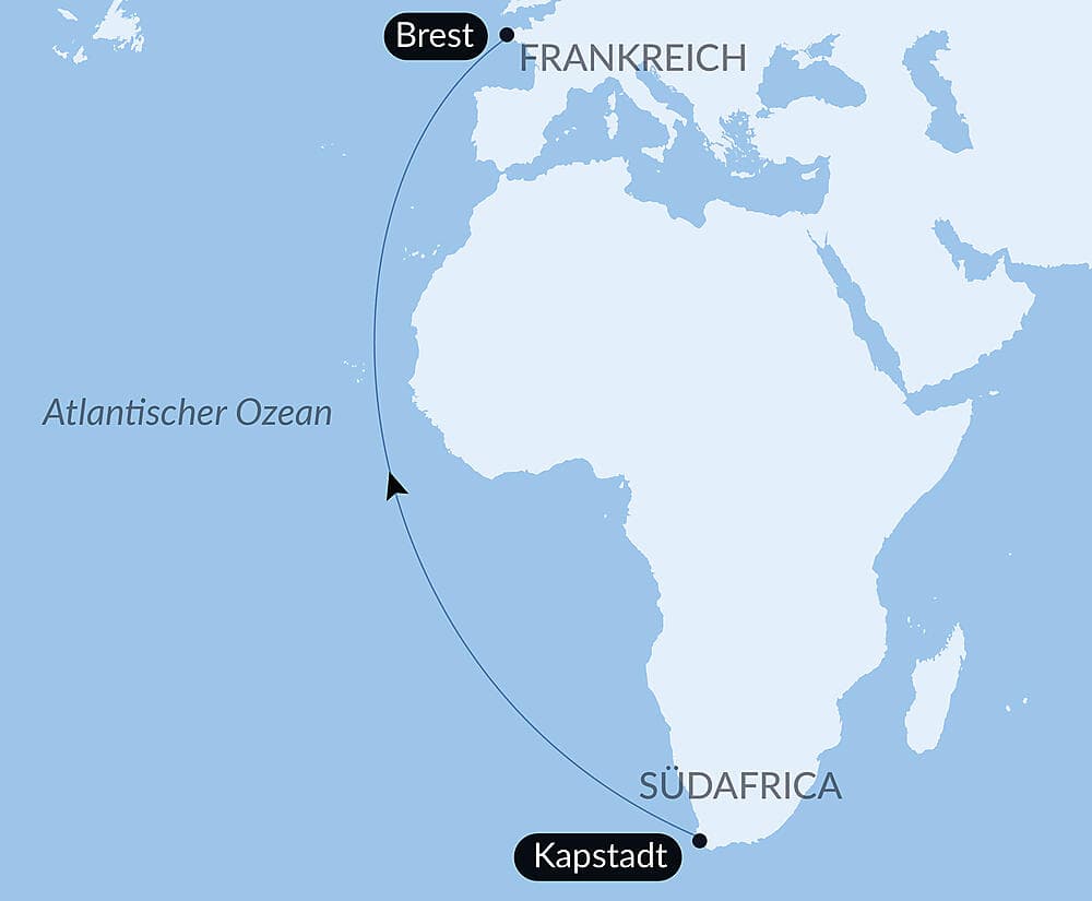 Ozean-Kreuzfahrt: Kapstadt - Brest null
