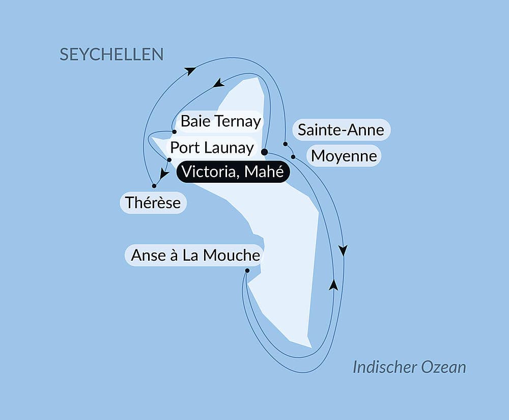 Die Seychellen unter den Segeln der Spirit of Ponant