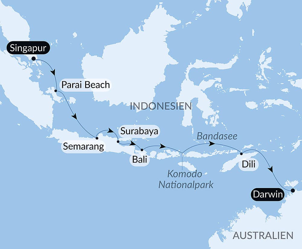 Heilige Tempel und Naturschätze in Indonesien