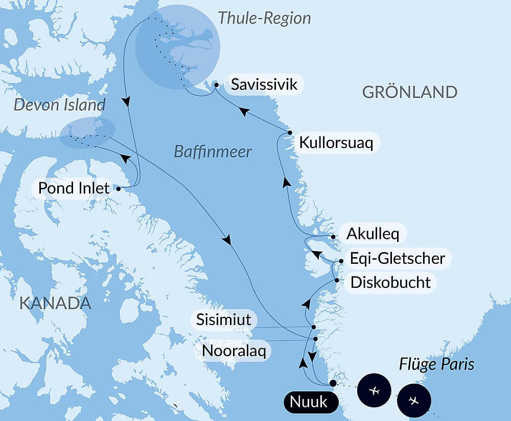 Kurs auf die ultimative Thule-Region null
