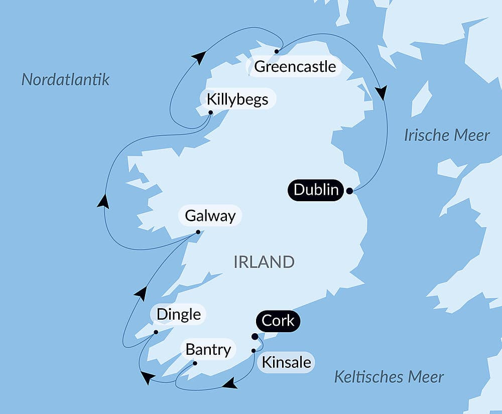 Rund um die Smaragdinsel