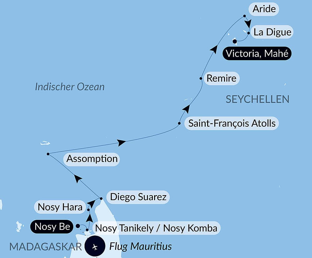 Von Madagaskar zu den Seychellen – unerwartete Inseln
