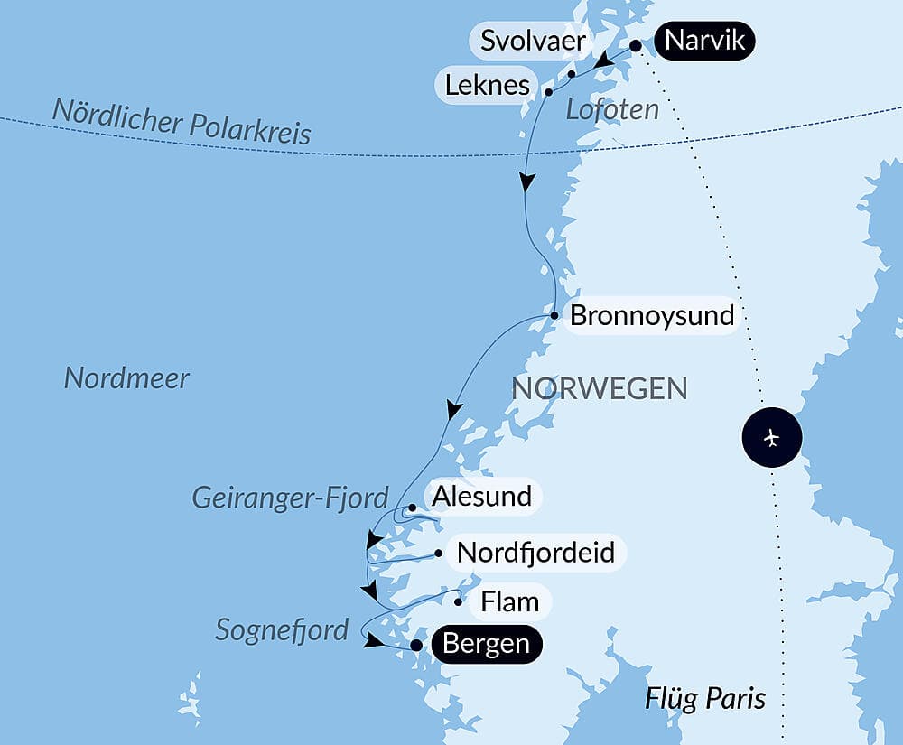 Herbstpracht von den Lofoten bis zu den norwegischen Fjorden