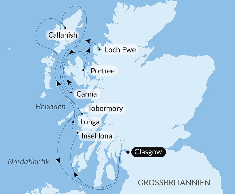 Mythische Inseln und wilde Landschaften auf den Hebriden null