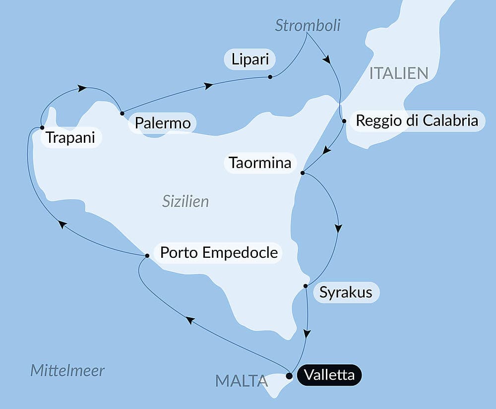Genussreise Sizilien: Wein, Küche und Kultur